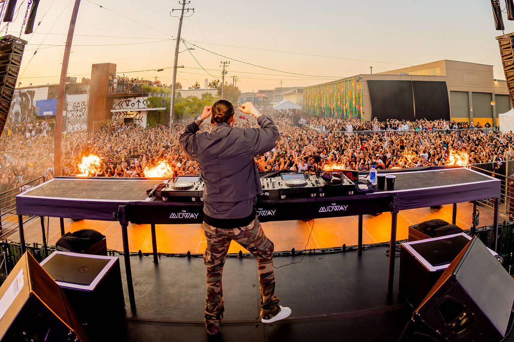 an outdoor concert in sf