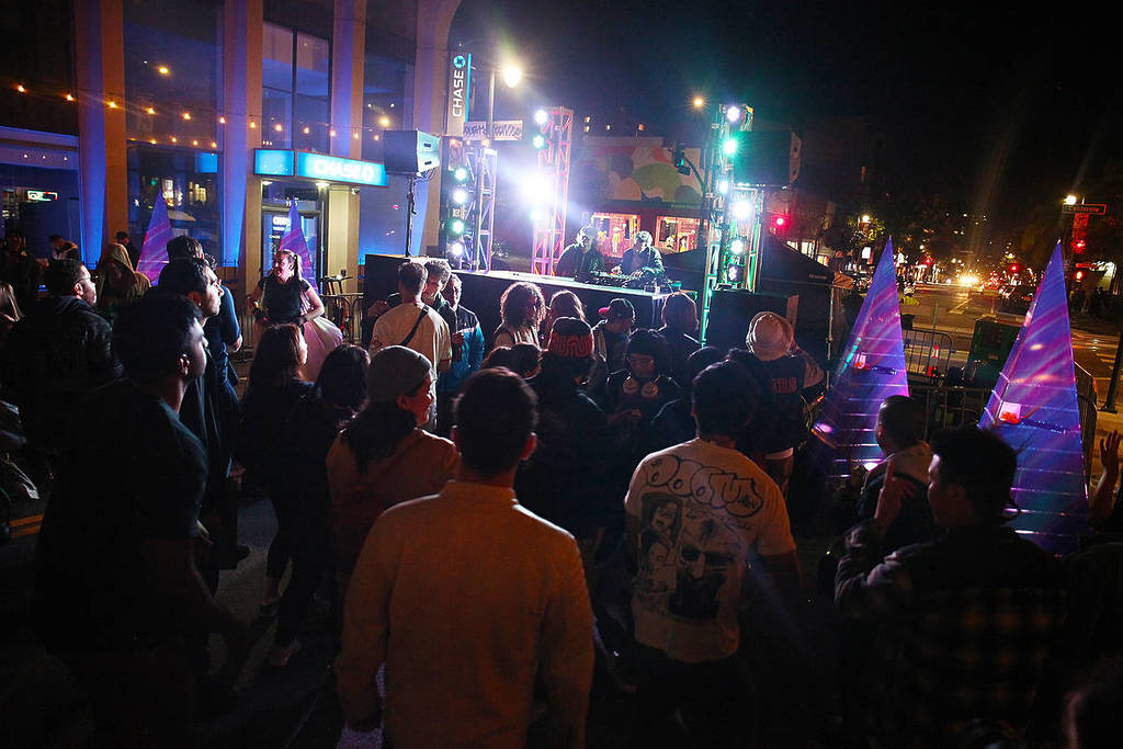 a block party in SF
