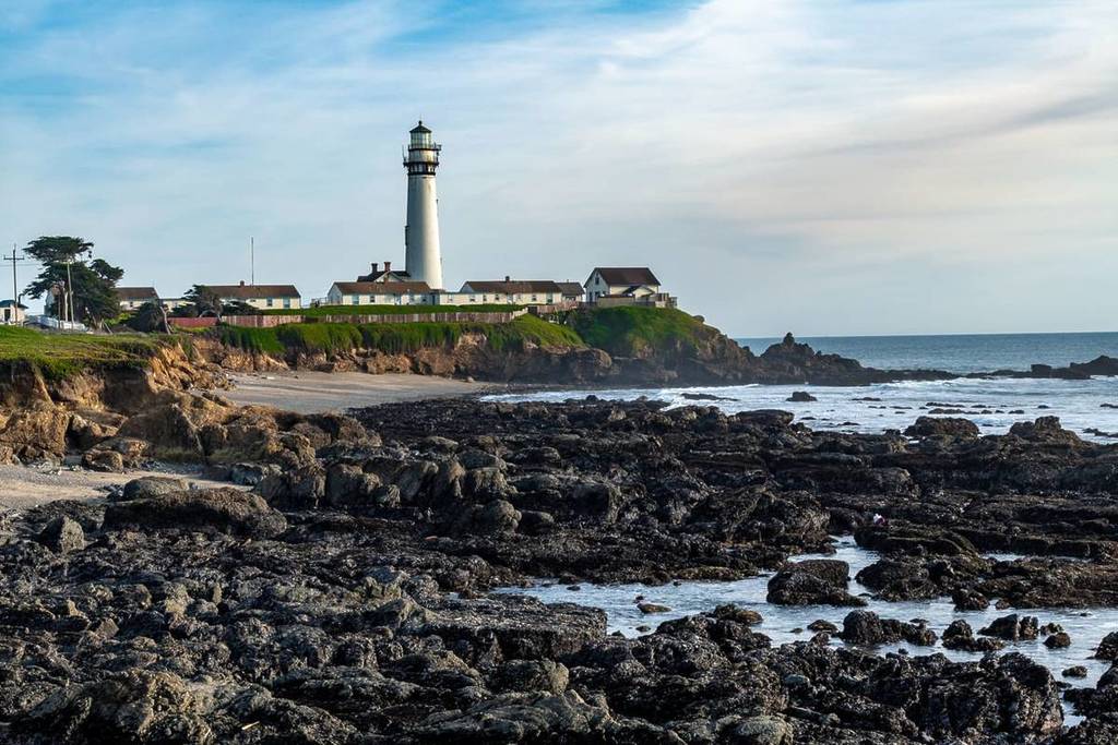 Pigeon Point Light House State Park view from the beach