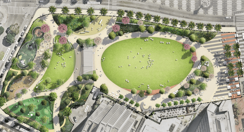Embarcadero Plaza rendering