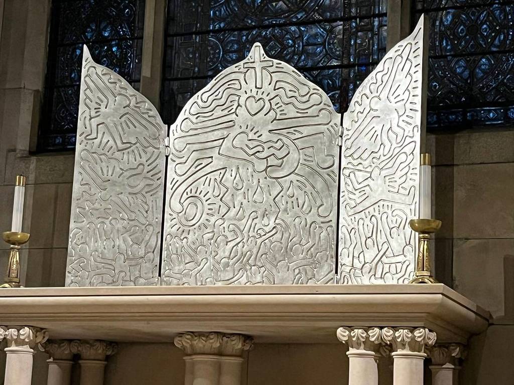 Retablo «La vida de Cristo» de Keith Haring