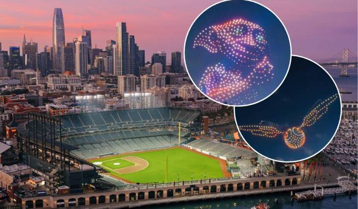 This massive 1,200-drone show will take over Oracle Park for one night only, celebrating 25 years of the Harry Potter™ films