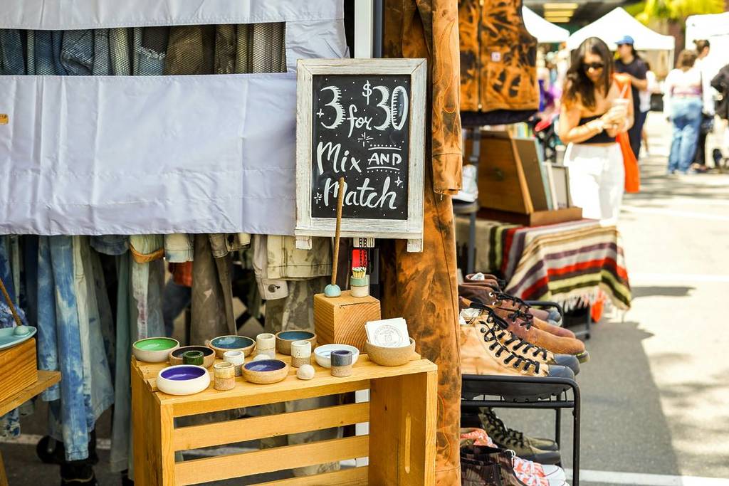 a flea market