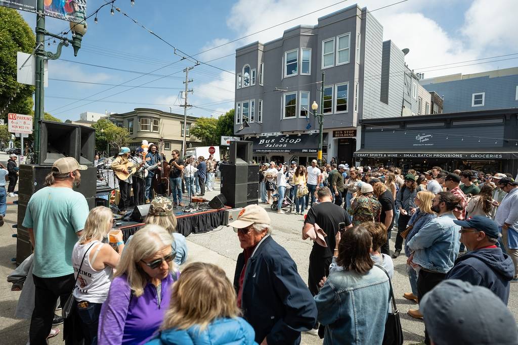 a block party in SF