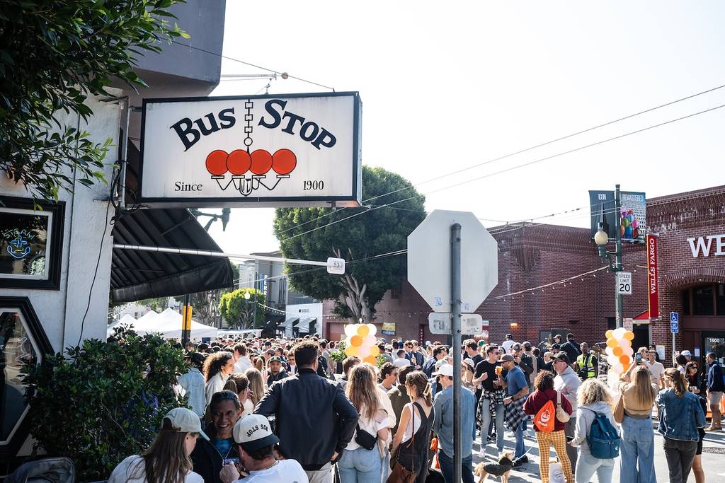 Bus Stop block party in San Francisco