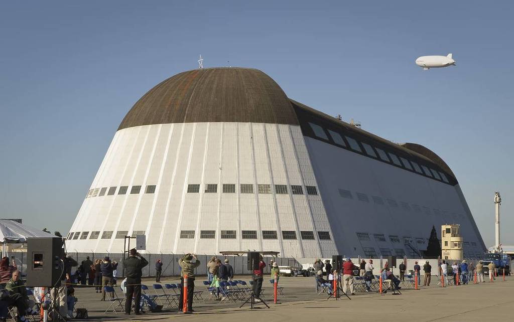 Hangar One exterior.