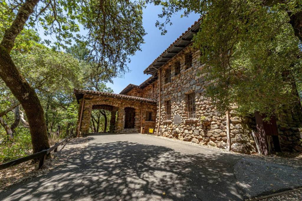 Stone building at Jack London State Historic Park.