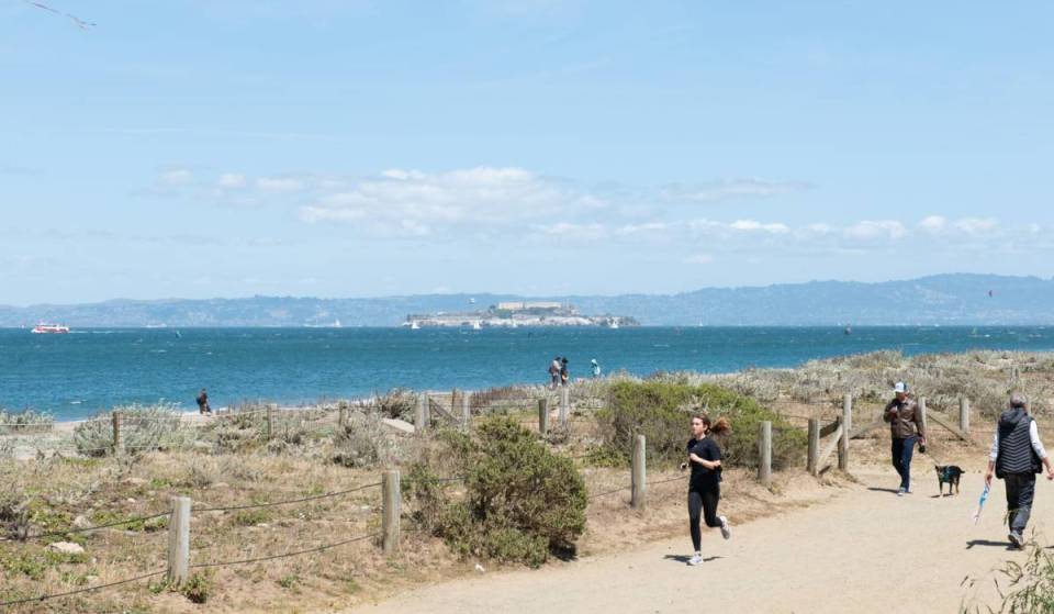 San Francisco just unveiled a new 13-mile city trail in time for Fourth of July weekend — it connects 12 national park sites from Crissy Field to Fort Funston