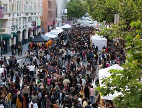 This Friday: SF is transforming Yerba Buena Gardens into a free, 5-hour bhangra night market with interactive dance lessons, 30+ retailer vendors, Indian street food, and cultural pop-ups