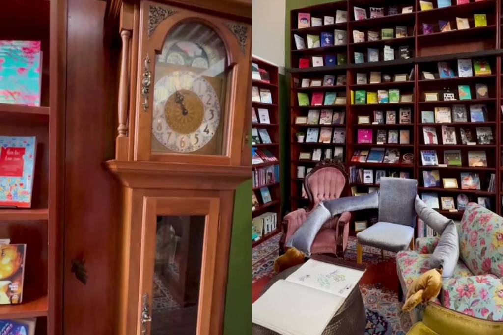 Fotogramas del vídeo sobre la Biblioteca Internacional de Jóvenes Autores