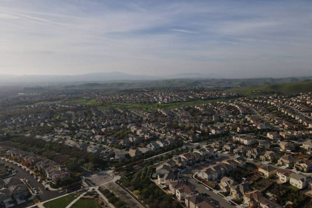 Vista aérea de Dublín, California