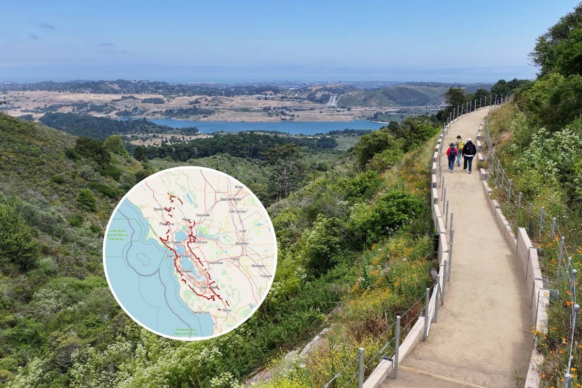 Nat Geo named this unfinished 400-mile Bay Area trail among its ‘100 hikes of a lifetime' — this new 6-mile section opened today just 13 miles from San Francisco