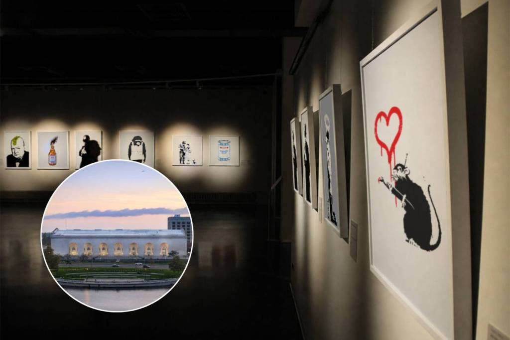 “New exhibition, private entrance”: More than 60 original Banksy works are coming to a historic Oakland basement this November via a private 10th Street elevator