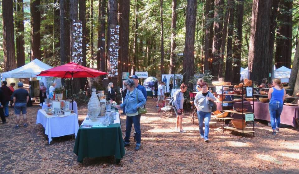 Just 45 minutes from San Francisco, this fine art festival brings 135 artists and live music to an old-growth redwood canopy this September