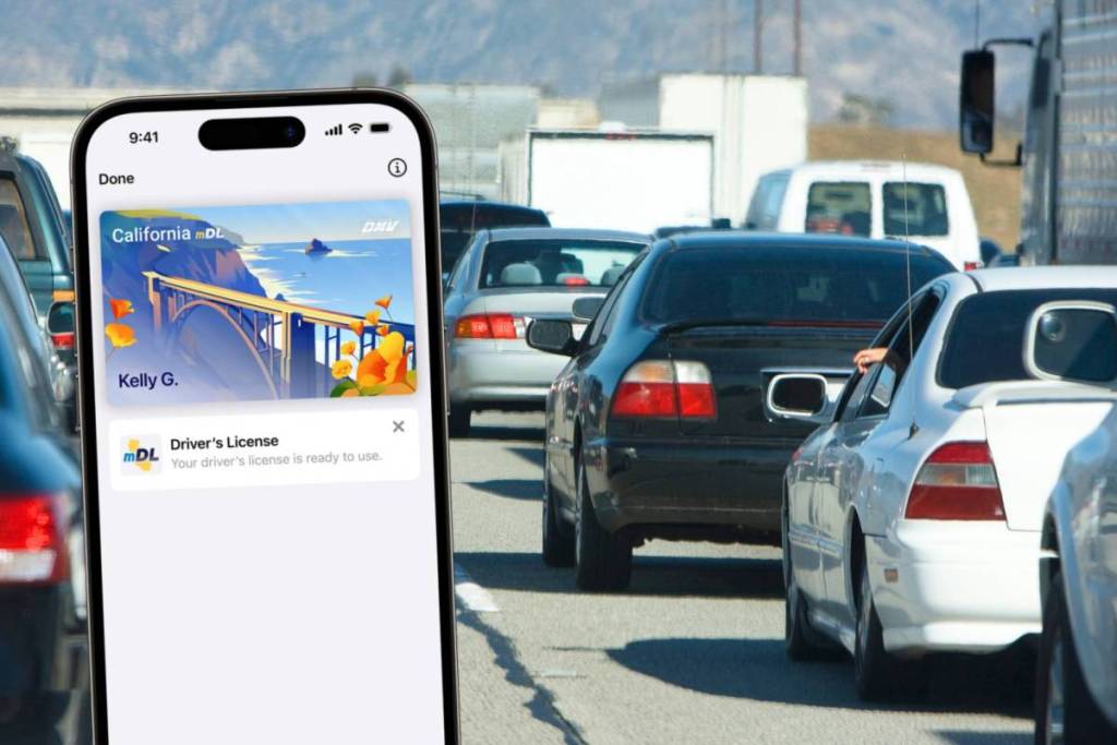El carné de conducir móvil de California y el tráfico rodado