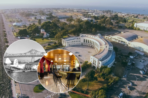 Once a 1930s Pan Am flying boat terminal and ‘Indiana Jones’ set, this historic Treasure Island building is now home to a glamorous Art Deco craft whiskey bar with sweeping Golden Gate views