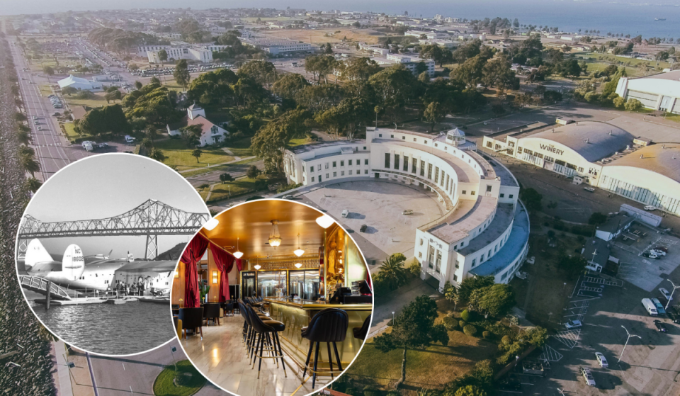 Este edificio histórico de Treasure Island, que en su día fue una terminal de hidroaviones de Pan Am de los años 30 y un plató de «Indiana Jones», alberga ahora un glamuroso bar de whisky artesanal de estilo Art Déco con unas vistas impresionantes del Golden Gate.