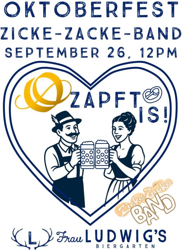 Cartel del Oktoberfest de Ludwigs