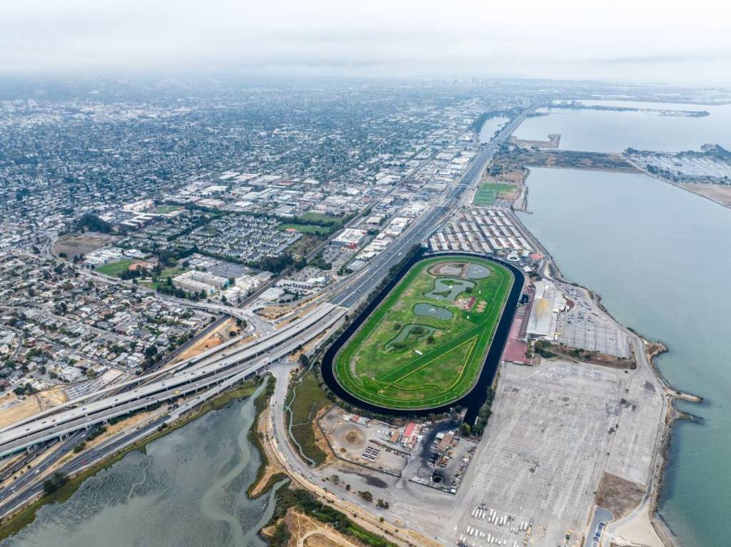 Golden Gate Field aerial view