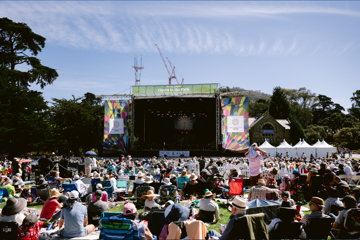 Golden Gate Park is transforming this 5-acre meadow into a massive free opera event this Sunday, with 30,000 expected guests
