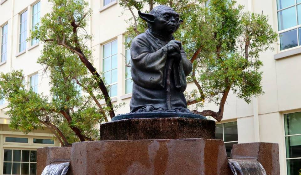 Lucasfilm’s San Francisco Presidio campus has hosted a free Yoda fountain for nearly 20 years