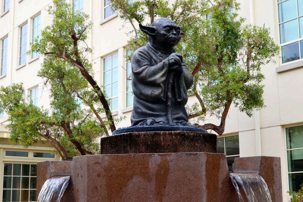 Lucasfilm’s San Francisco Presidio campus has hosted a free Yoda fountain for nearly 20 years