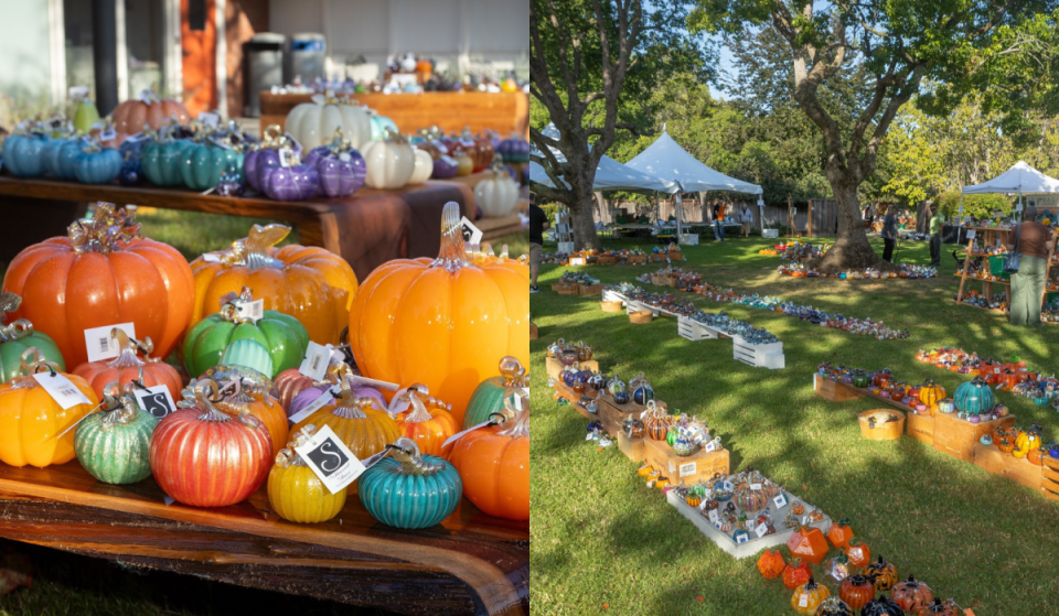 40 minutes from SF: Palo Alto’s Great Glass Pumpkin Patch returns this weekend only with over 10,000 handmade glass pumpkins and free admission