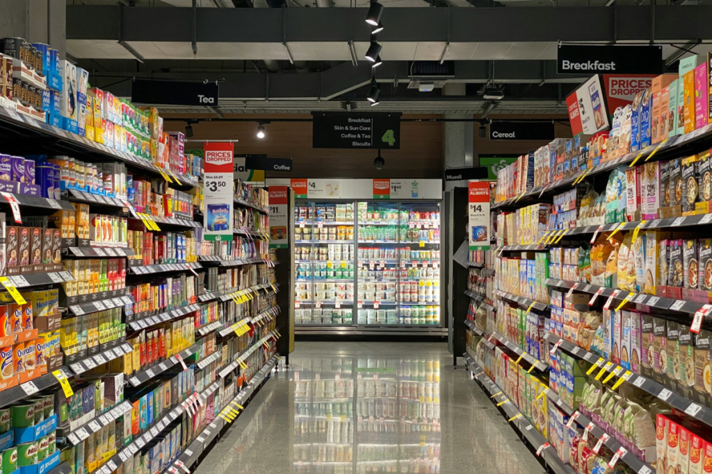 Pasillo del supermercado