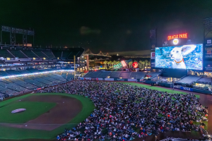 San Francisco’s Oracle Park is transforming its baseball field into a massive cinema for a Halloween movie night featuring “Practical Magic 2”
