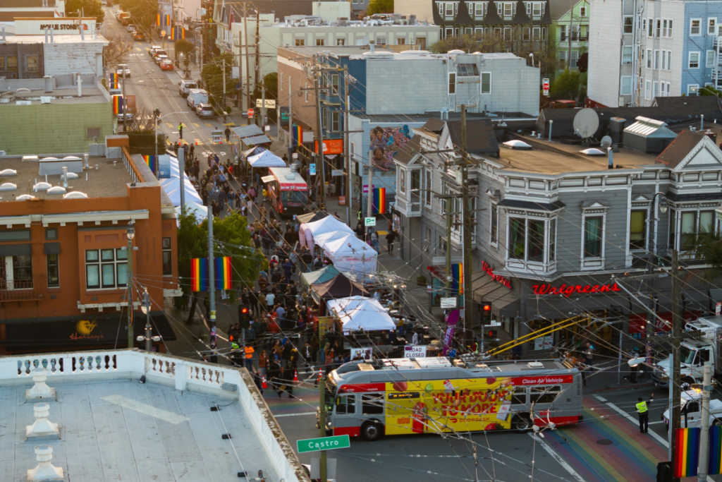 The Castro neighborhood is bringing back its popular free night market this Saturday, transforming 4 blocks into a massive 3-stage Halloween street party