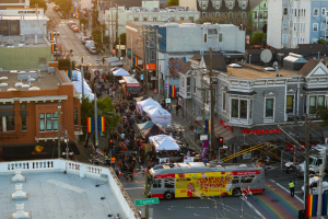 The Castro neighborhood is bringing back its popular free night market this Saturday, transforming 4 blocks into a massive 3-stage Halloween street party