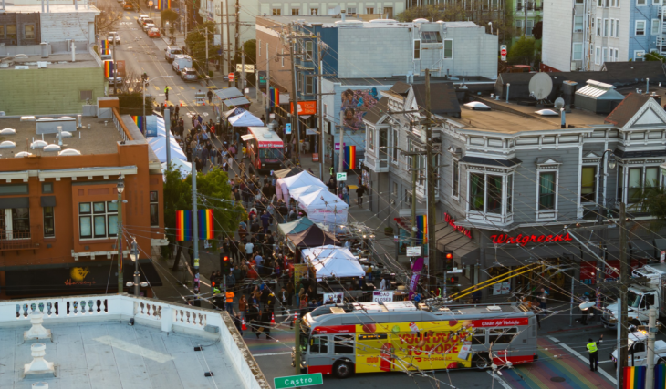 The Castro neighborhood is bringing back its popular free night market this Saturday, transforming 4 blocks into a massive 3-stage Halloween street party