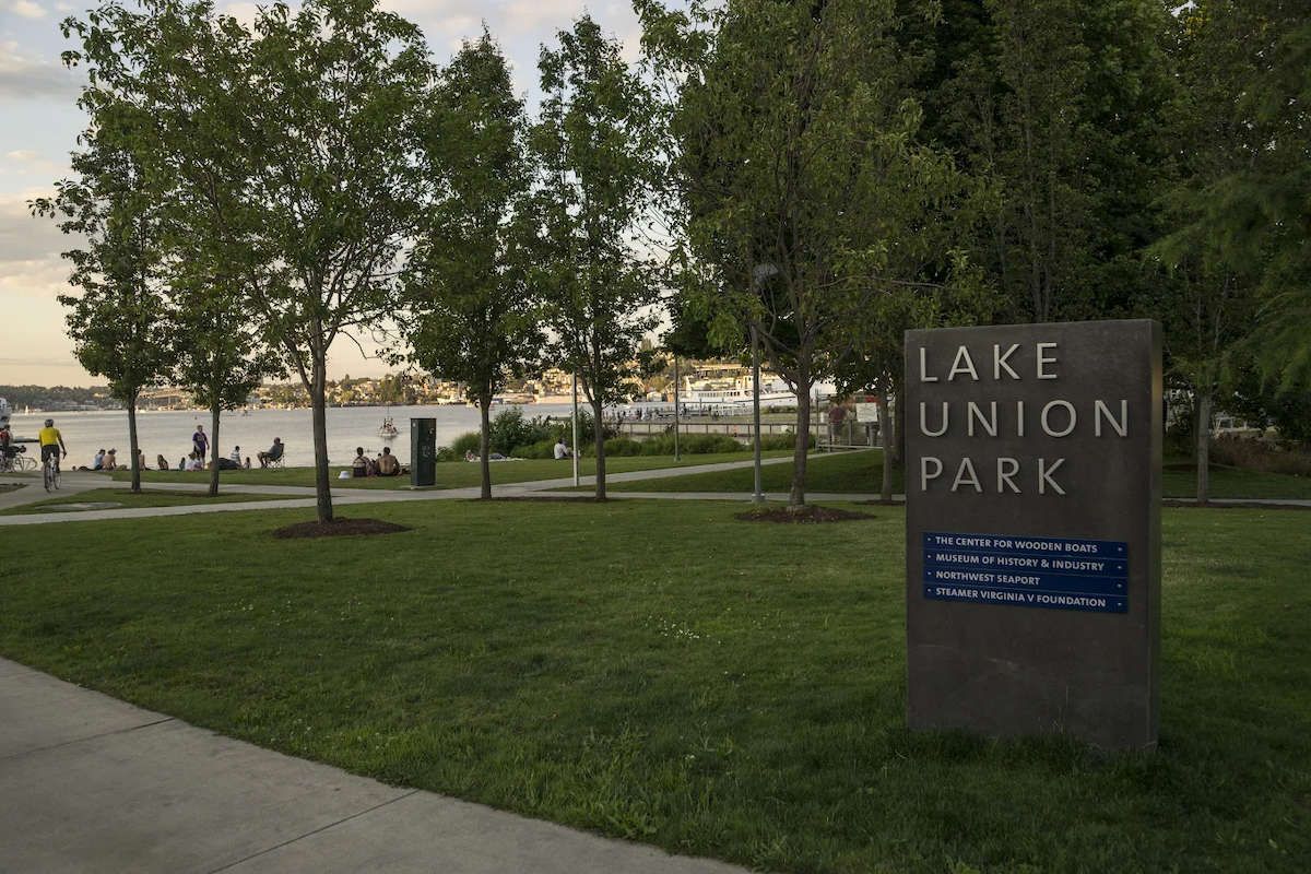 Lake Union Park in seattle