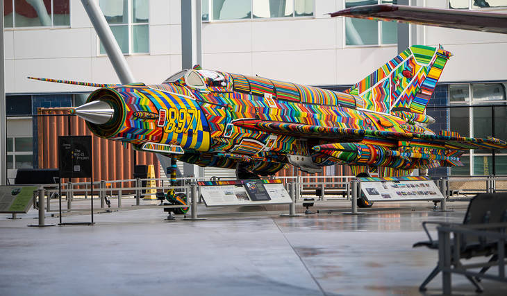 A New Exhibition At The Museum Of Flight Has Transformed War Machines Into Symbols Of Peace