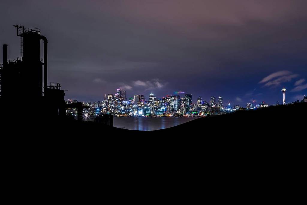 seattle night sky