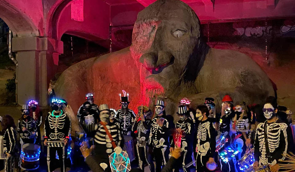 Trolloween Is Seattle’s Best Secret Halloween Party—Here’s How To Join Locals Celebrating The Fremont Troll’s Birthday