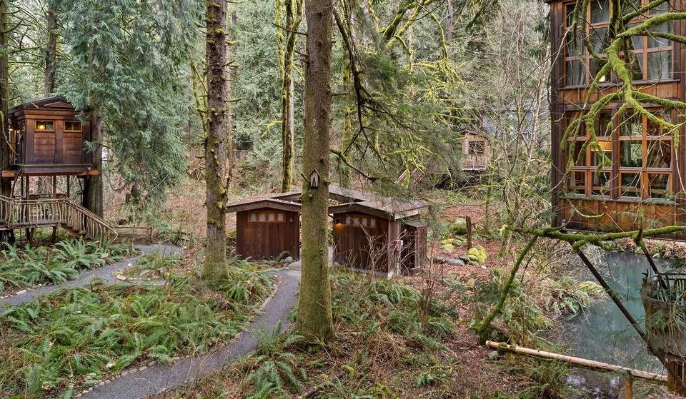 Dormir en lo alto de un bosque del PNW en esta casa en un árbol cerca de Seattle