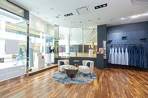 The interior of a store revitalized by Seattle Restored