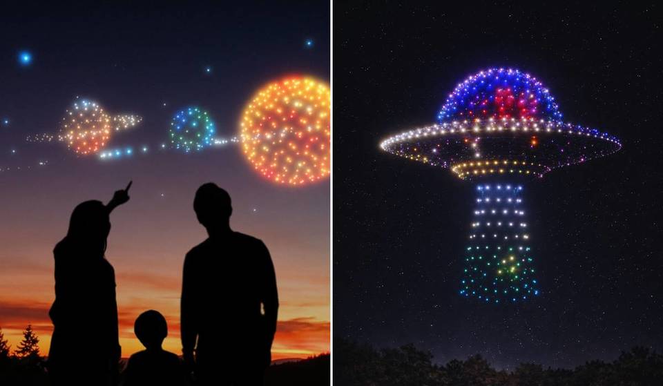 This 60-Minute Galactic Journey With 1,200 Drones Will Light Up Seattle In May — And Tickets Are On Sale