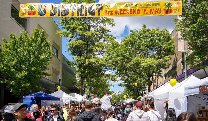 «The Ave», en el U District, se convertirá en una zona sin coches durante dos sábados de este mes de octubre