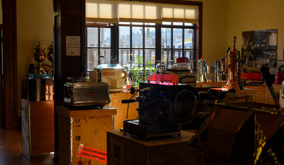 This Hidden Coffee Museum In Seattle Has A Massive Espresso Machine Collection—And Free Admission
