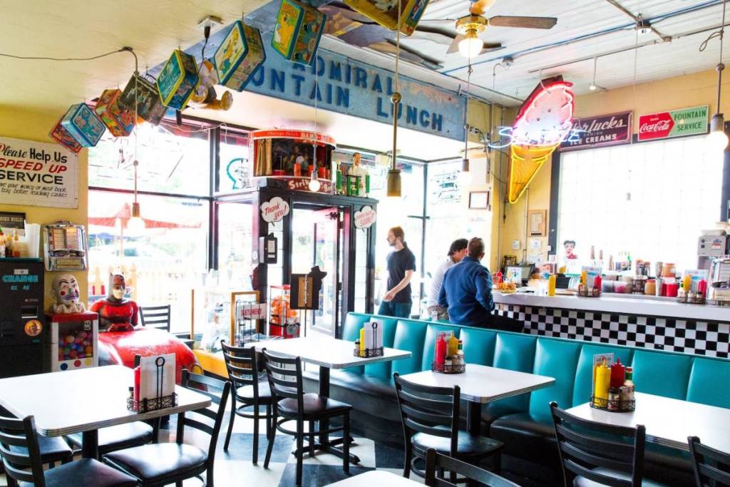 cafetería Luna Park de Seattle