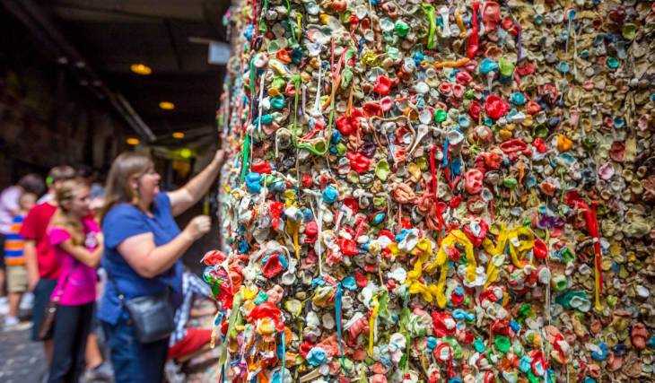 Seattle’s most polarizing landmark is transforming into a massive outdoor runway for a “weird, colorful” Gum Wall fashion show this September