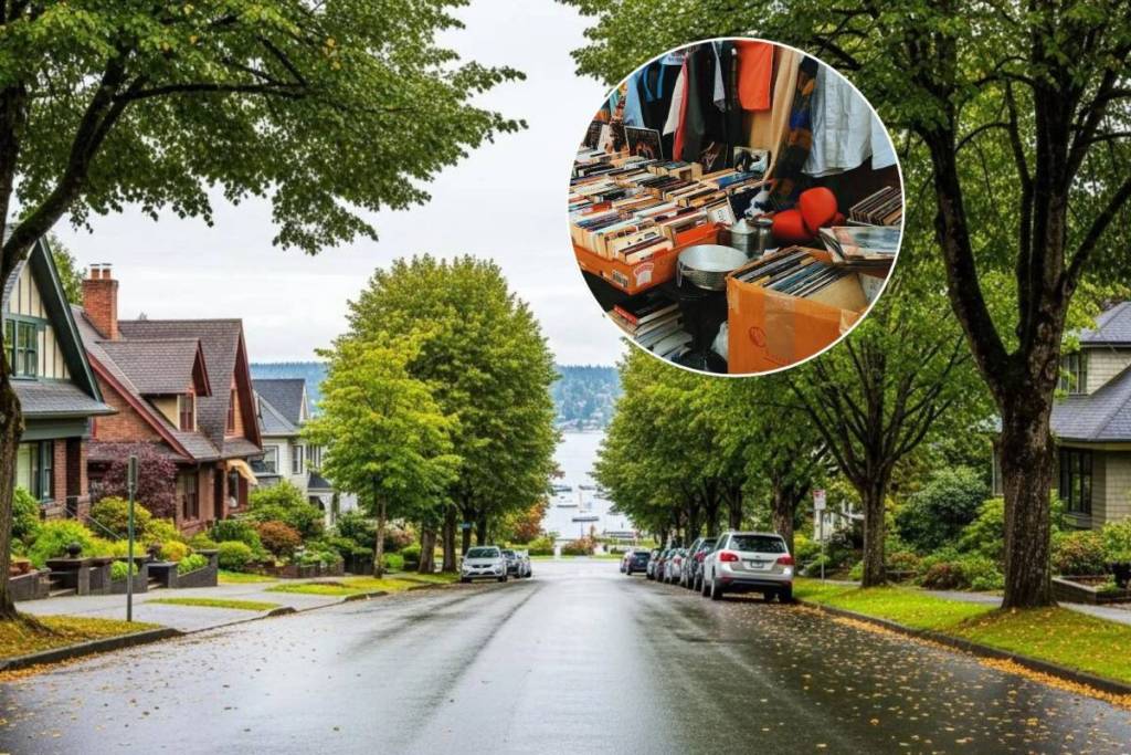mercadillo de Montlake en Seattle