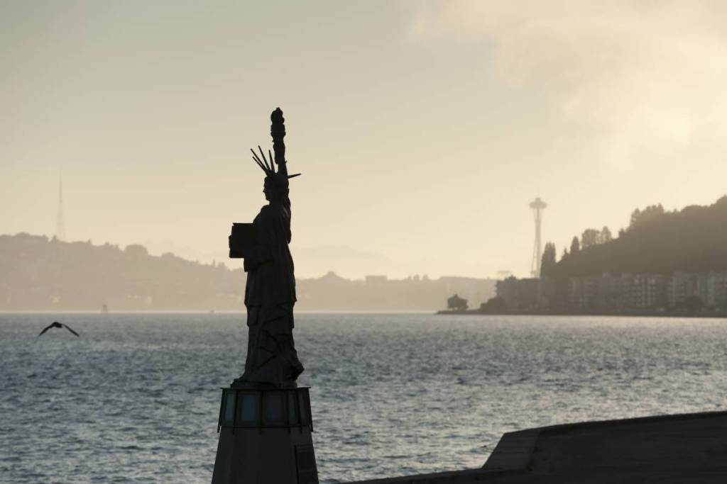 alki statue of liberty seattle