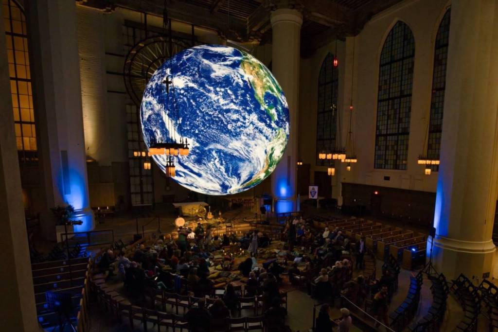 A giant 24-foot-wide glowing Earth globe is returning to Saint Mark’s Cathedral in Seattle: Here’s when you can visit the free exhibition