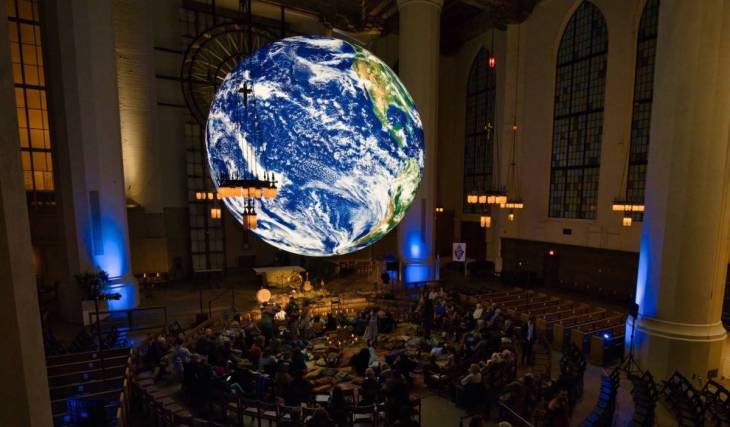 A giant 24-foot-wide glowing Earth globe is returning to Saint Mark’s Cathedral in Seattle: Here’s when you can visit the free exhibition