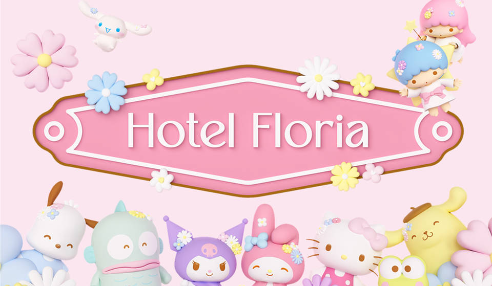 The world of Sanrio Characters at Hotel Floria, a media art exhibition