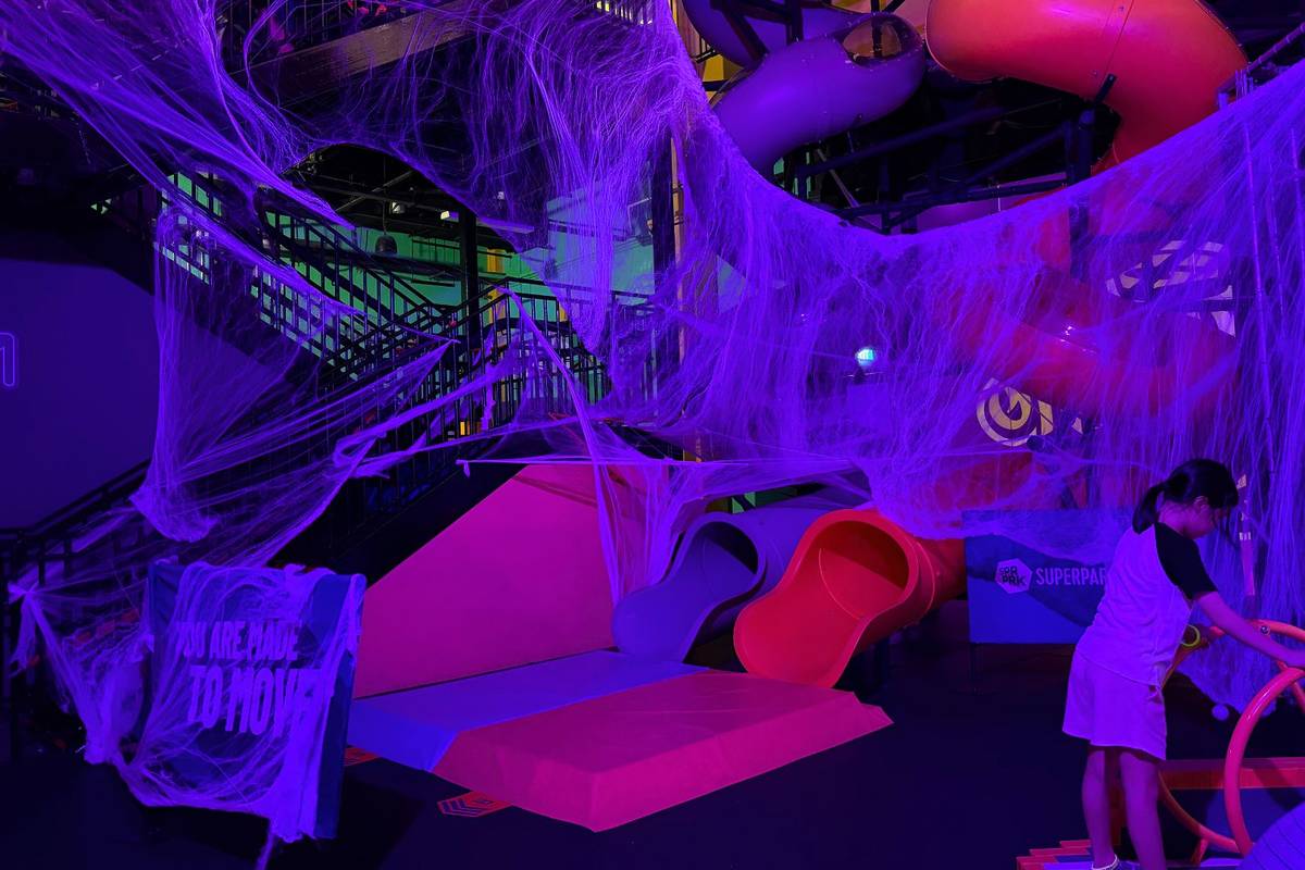 SuperPark spooky activities October 2025