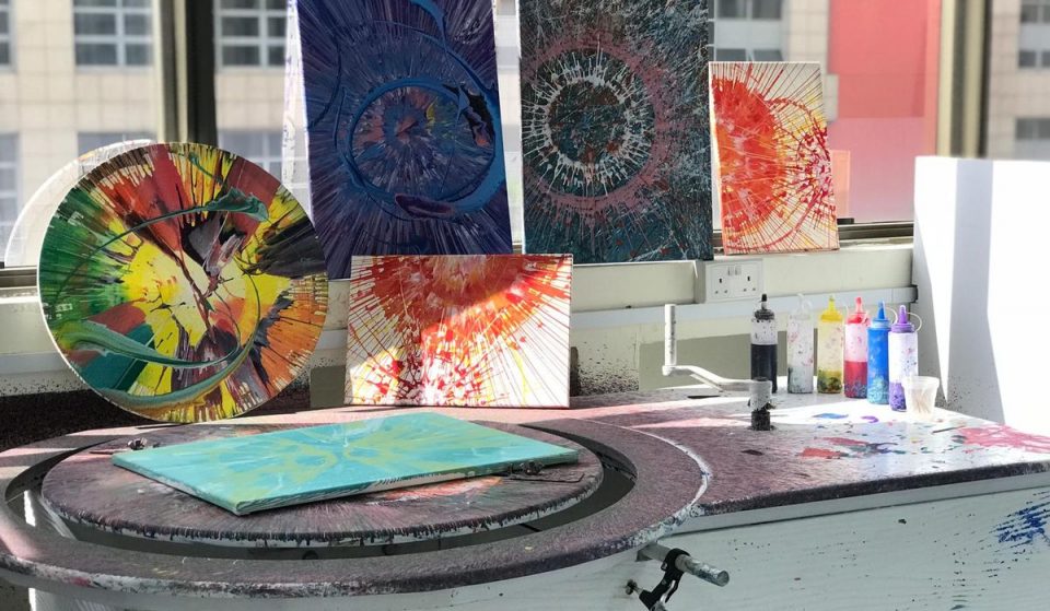 Express Yourself Through Iconic Spin Art At This Cool Paint Studio